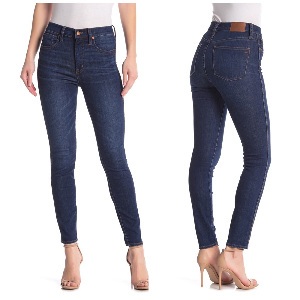 NEW Madewell 10” High Rise Skinny Jeans 25
